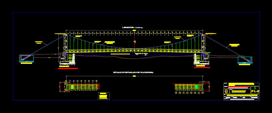 Puente peatonal de madera