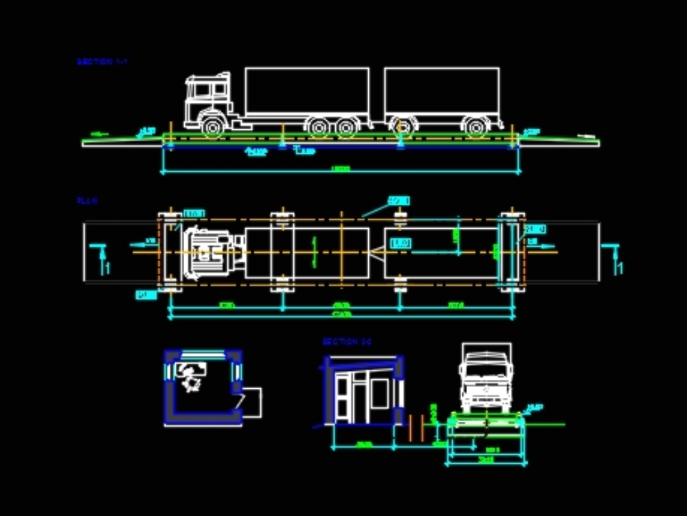 Weighbridge drawing