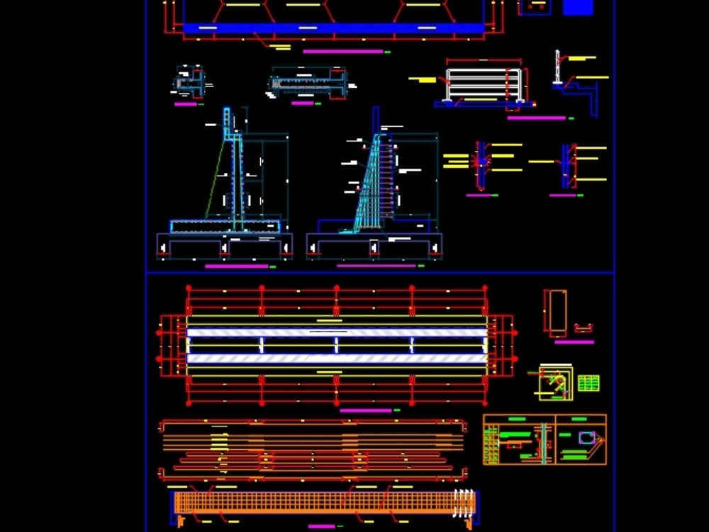 Reinforced concrete bridge structures