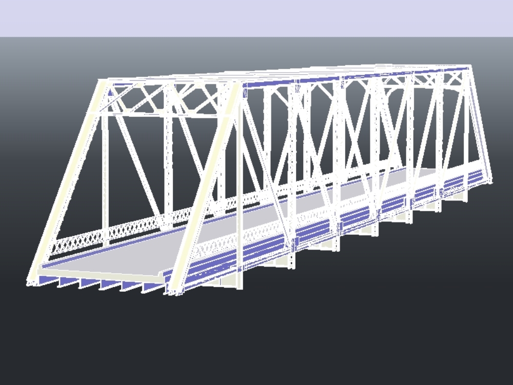 Pont structurel véhiculaire de 4.5 m