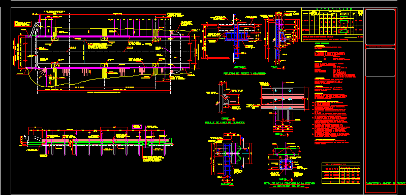 Bridge access parapets