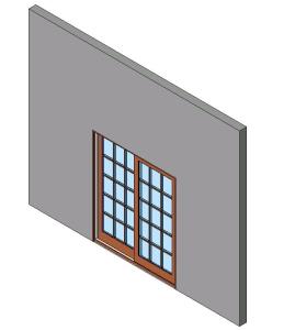 3d glass partitioned door