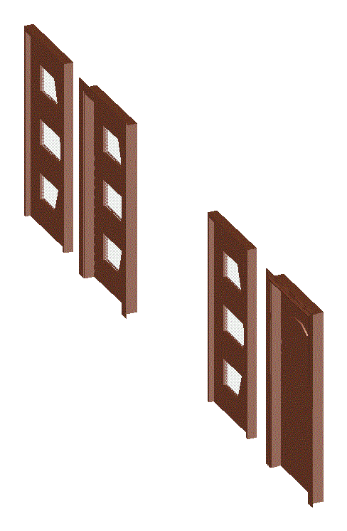 Puertas 3d con materiales unk