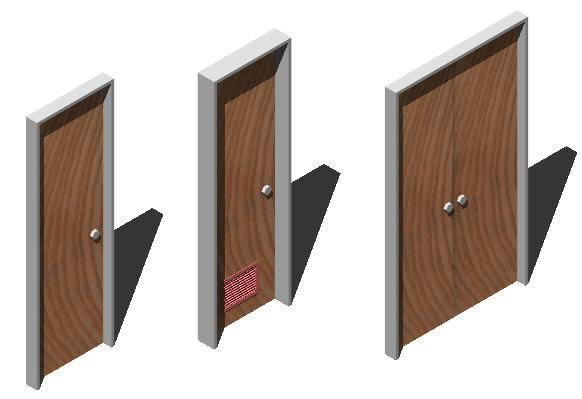 portes et fenêtres de meubles 3d