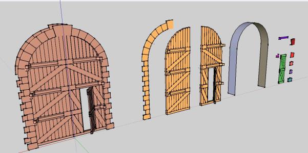 portões de madeira