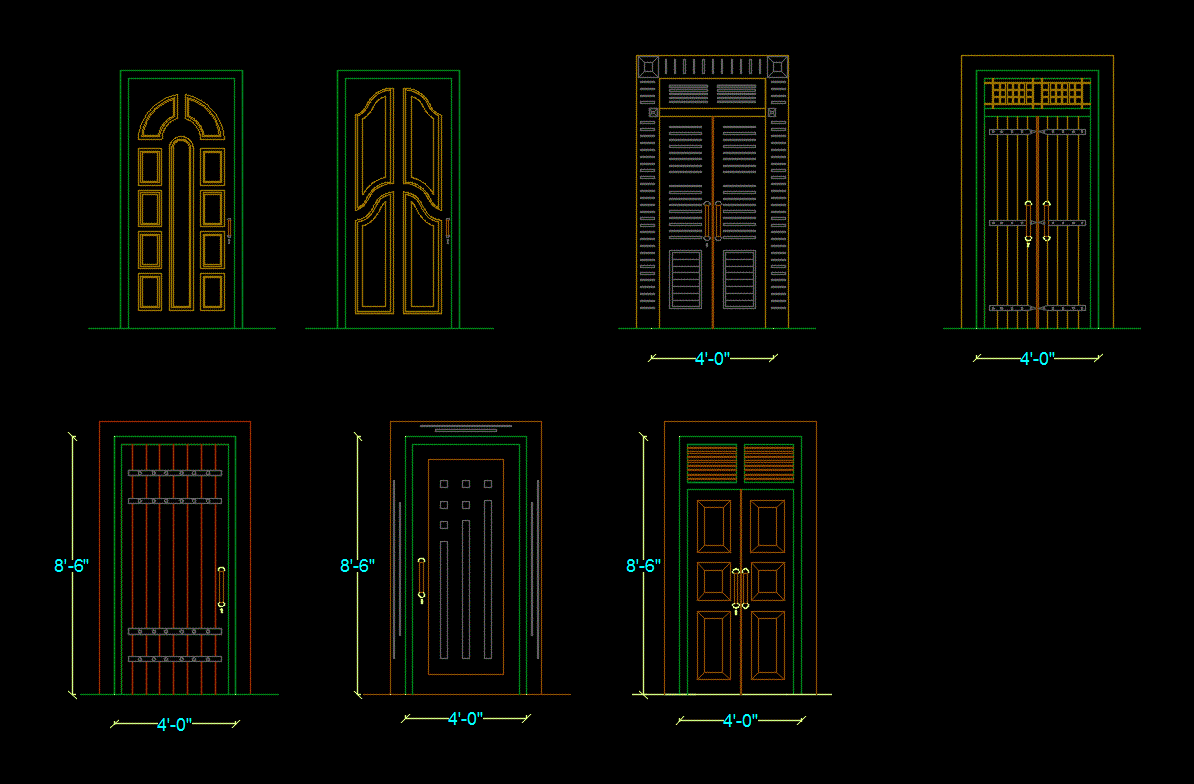 disegni delle porte