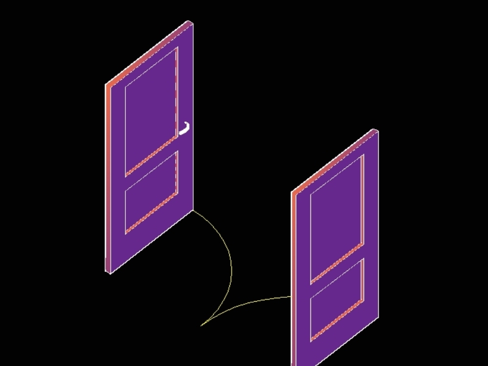 Double door for structural buildings