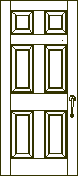 Puerta - 6 tableros