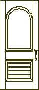 Puertas interiores - 2 tableros y 1/2 punto interno