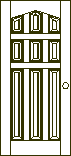 Puerta de 9 tableros
