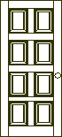 8 panel door
