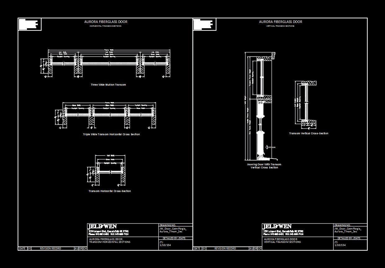 Sections - aurora custom fiberglass - transom sections
