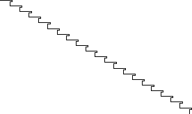 Rutina lisp para dibujar escalera
