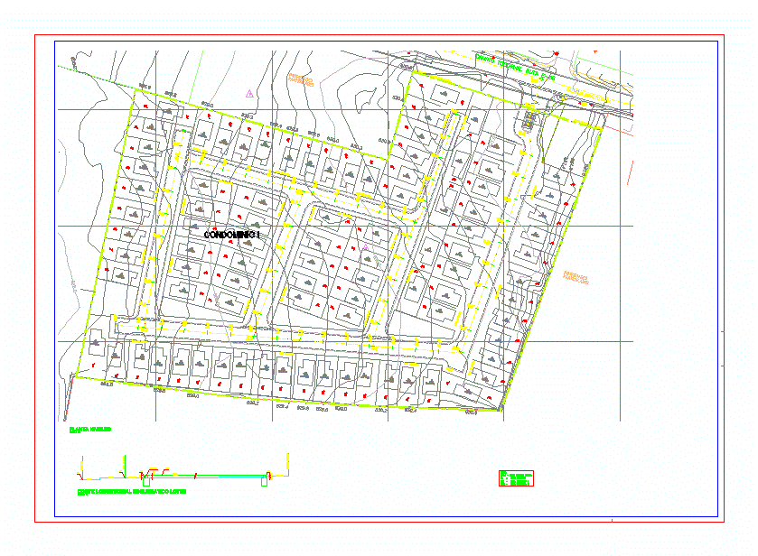 Condominio para practicar instalaciones de alcantarillado