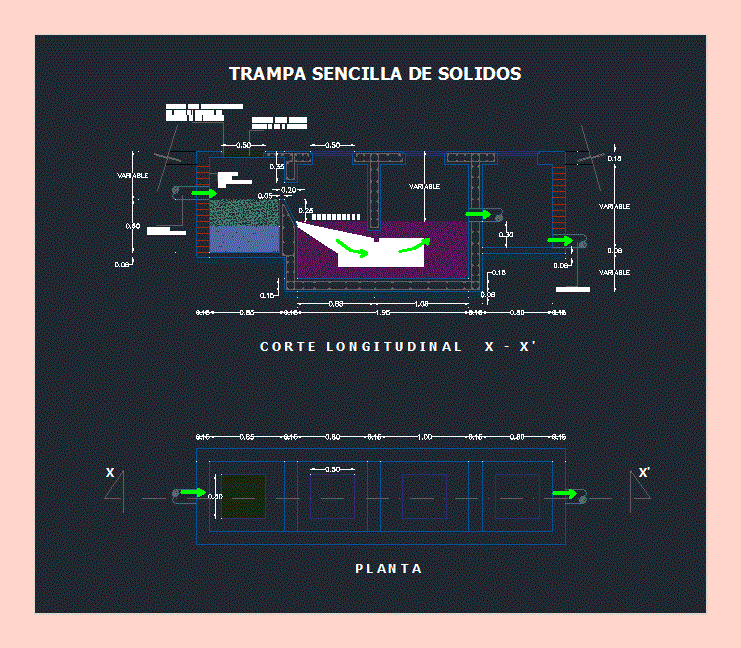 Trampa sencilla de solidos