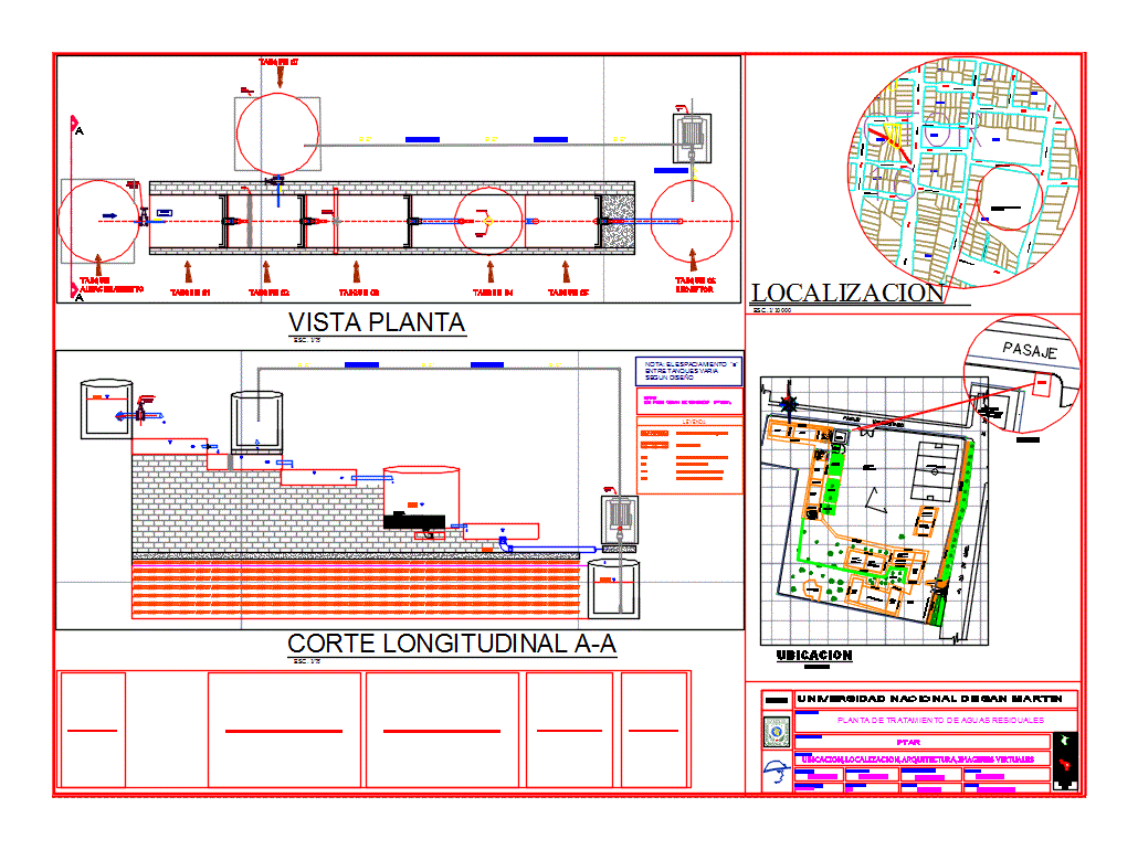 Planta tratamiento de aguas residuales