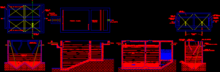 Esquema tanque imhoff