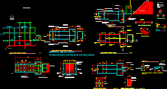Tanque de captacion de solidos