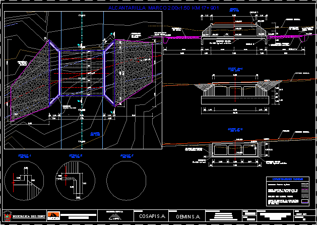 Alcantarillamarco de concreto