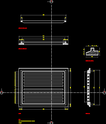 Rejilla metalica detalles