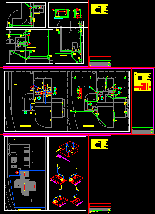 Proyecto hidro sanitario de una garita