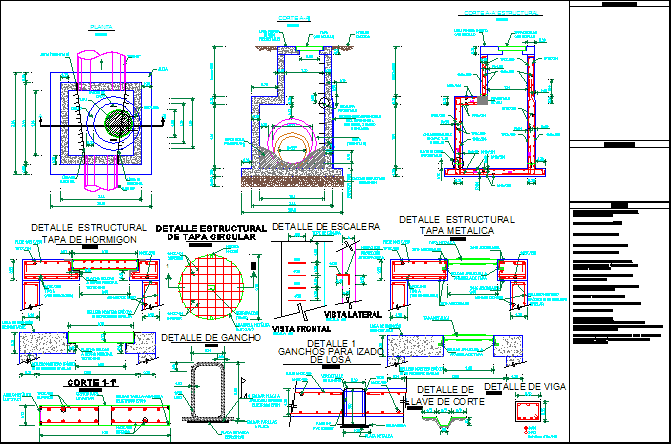 Detalles constructivos camara de inspeccion