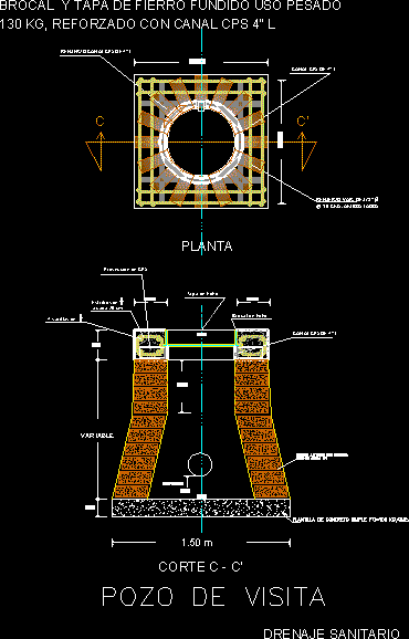 Brocal de concreto armado