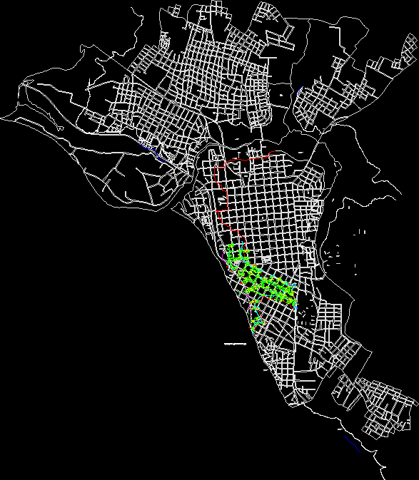 Sistema de desague pluvial de ciudad