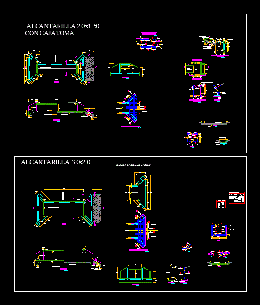 Drenaje y obras de arte zip