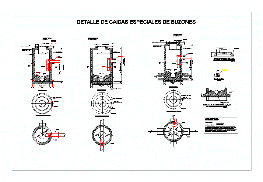 Detalle caida de buzones