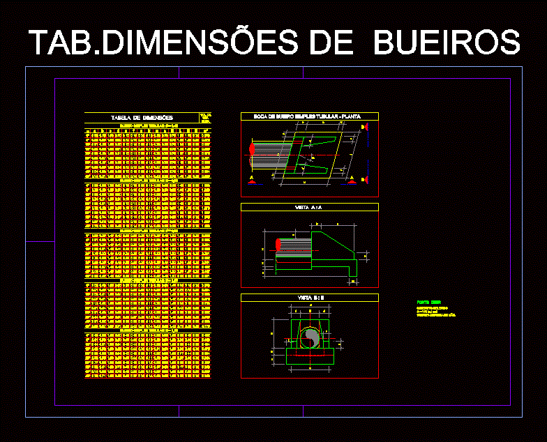 Boca alcantarilla simple - drenaje pluvial.