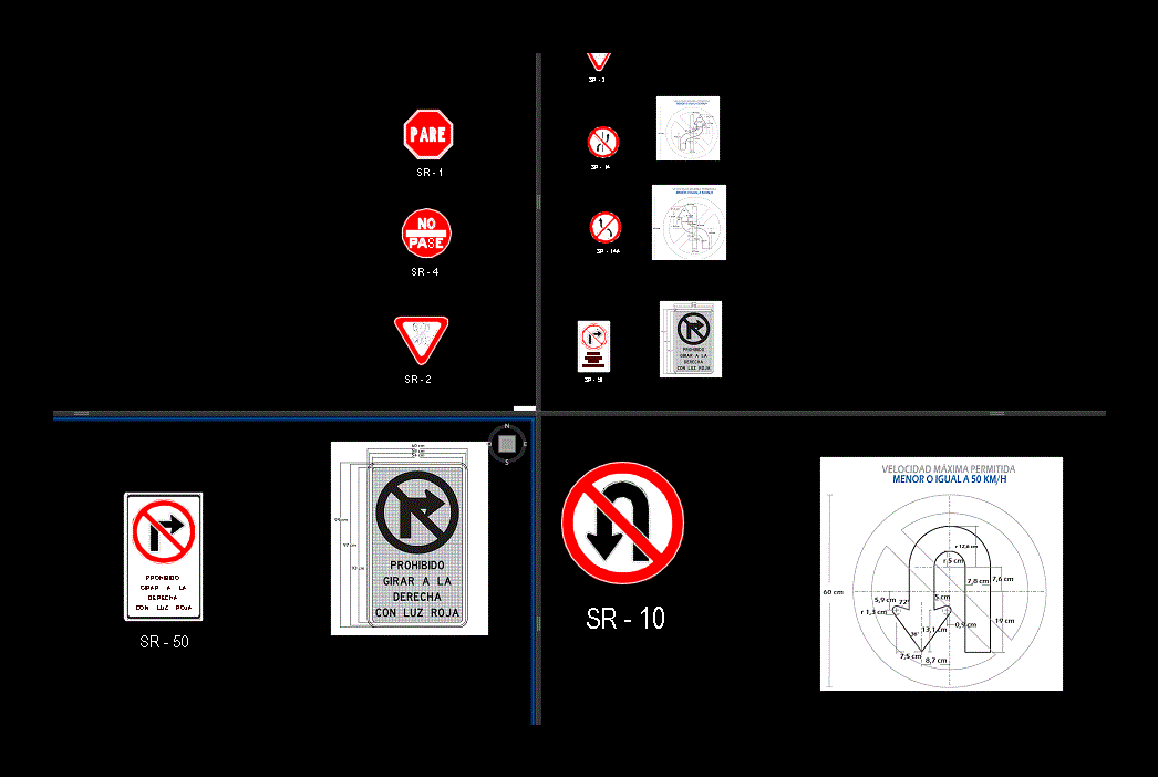 Sinais de trânsito regulamentares