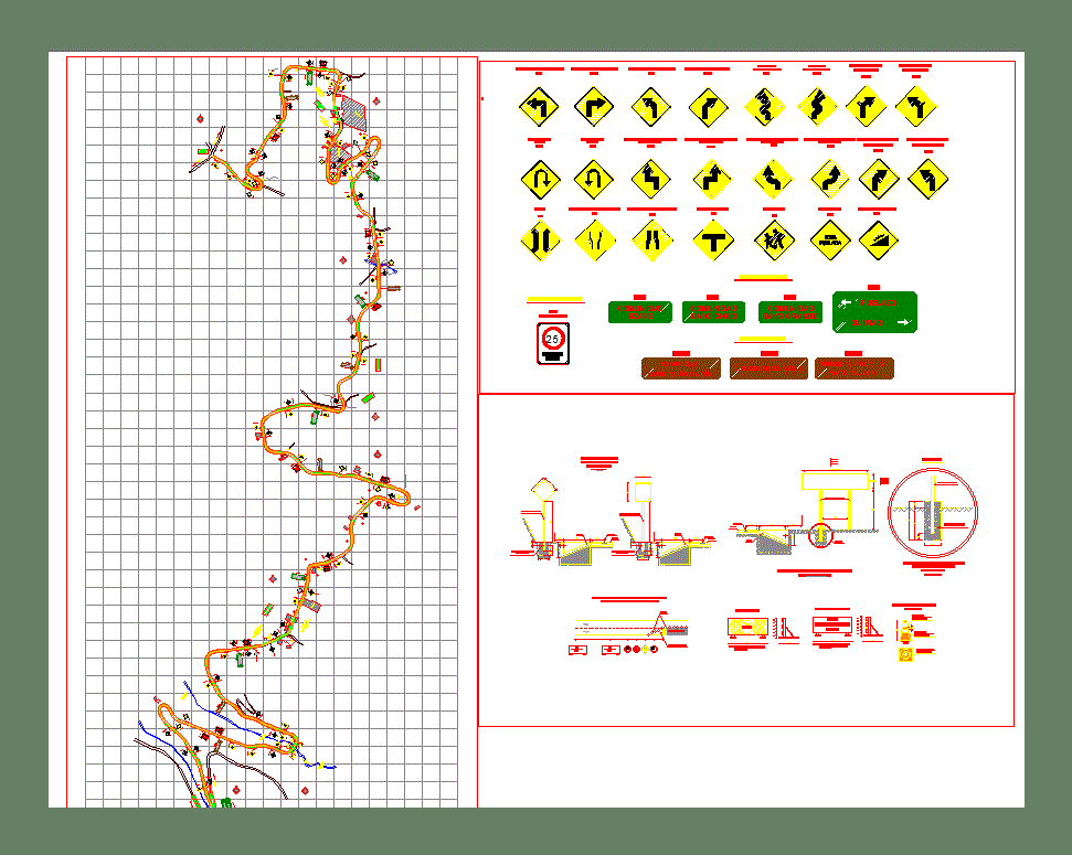 Panneaux routiers