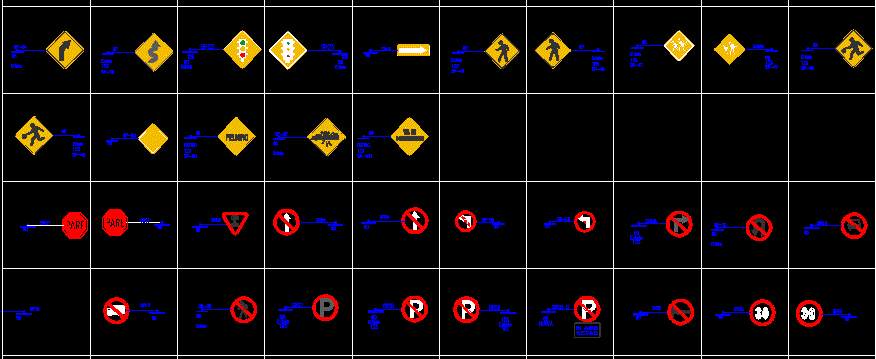 Panneaux routiers