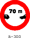 Panneaux de signalisation r-3