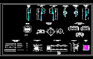 Signaling details of tracks and paths; for top view drawing and elevation