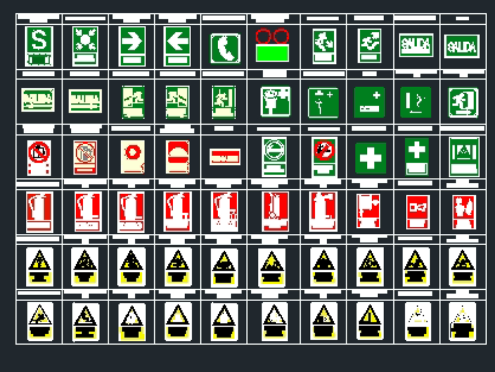 Signalétique issue de secours