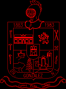 Escudo de dr. gonzalez; n.l. mexico