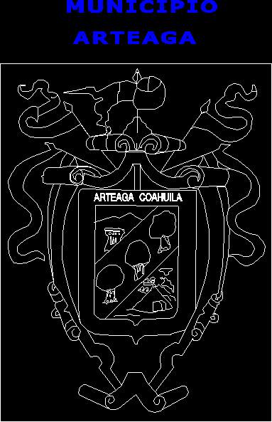 Wappen der Gemeinde Arteaga