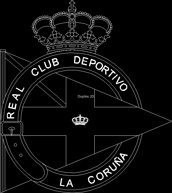 Escudo real club deportivo de la coruna