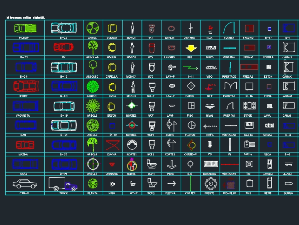 Simbologias En DWG 2 28 MB Librer a CAD Simbologias En DWG 2 28 MB Librer a CAD