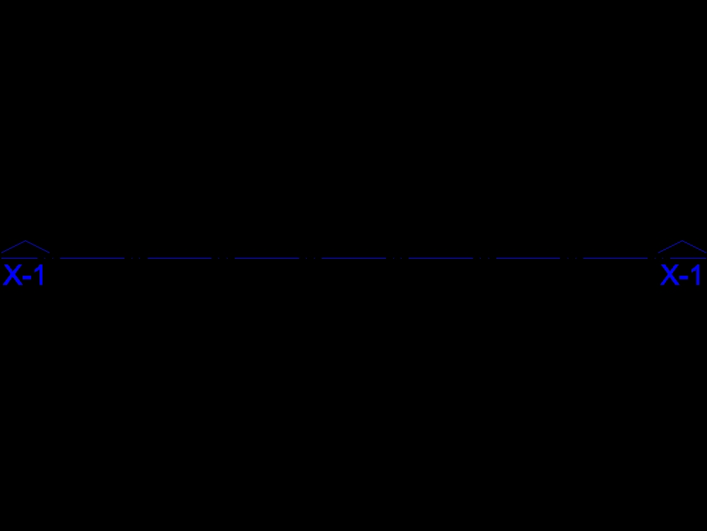 Linea de seccion dinamica en escala 1:100