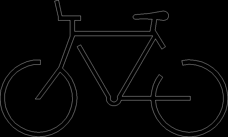 símbolo de bicicleta