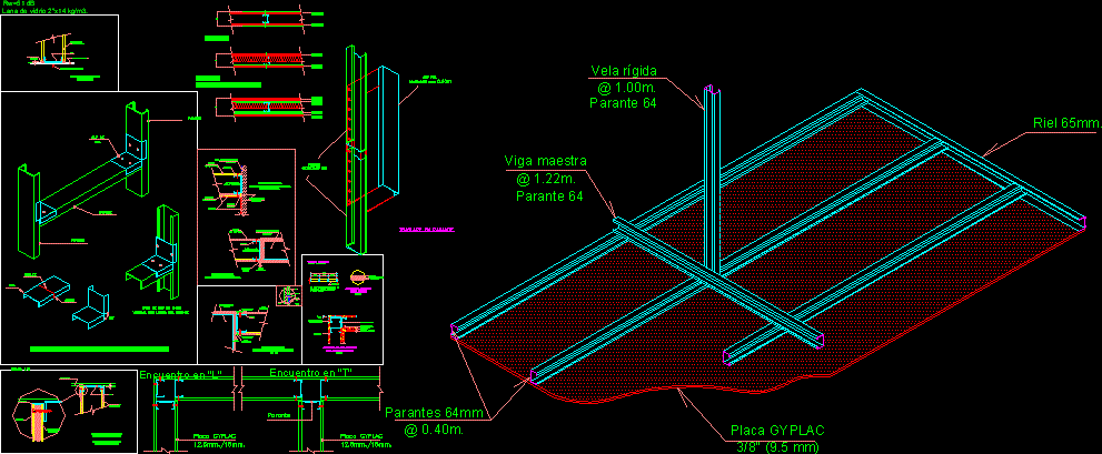 Detalhes da construção - gyplac
