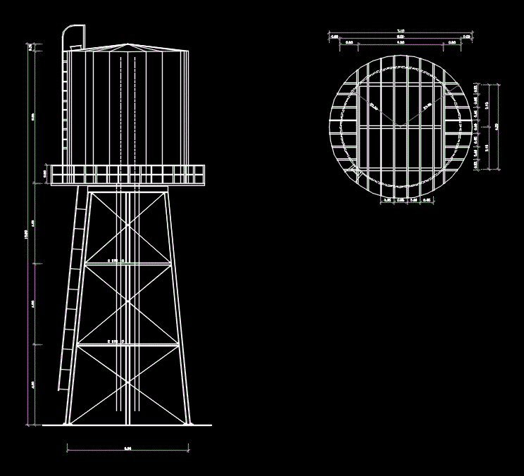 steel water tower