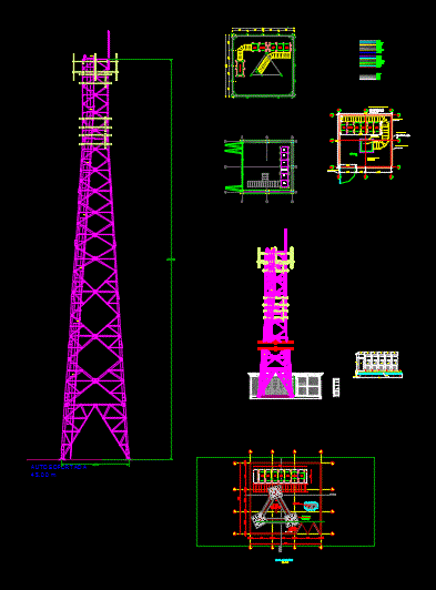 Self Supported Telecommunications Tower