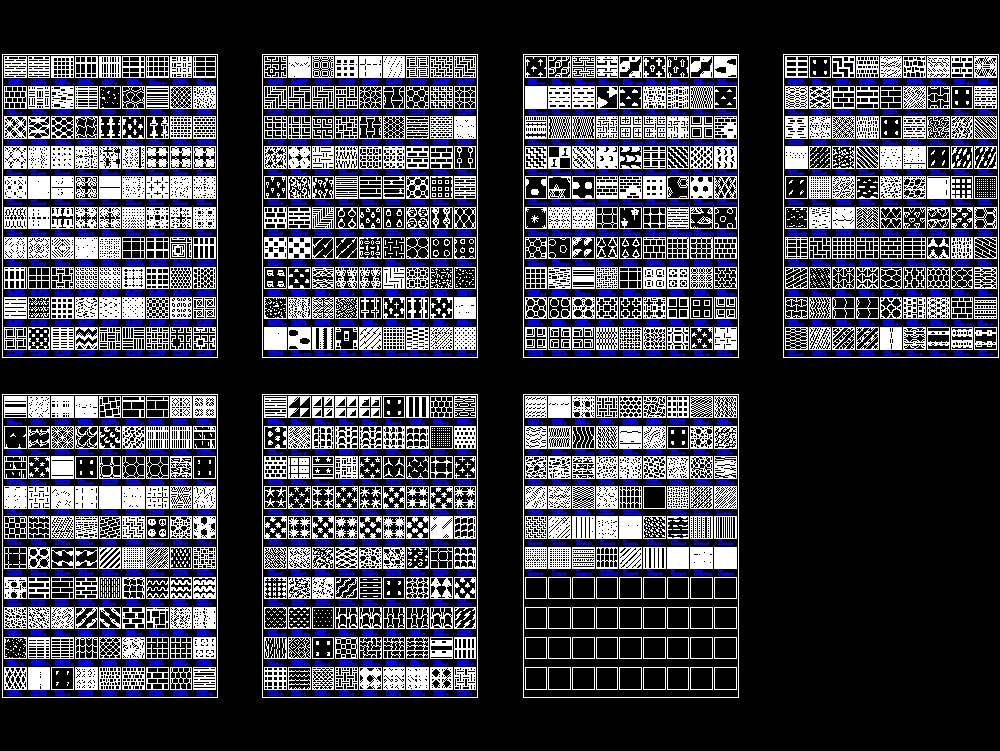 Colección de Hatch para texturas de AutoCAD