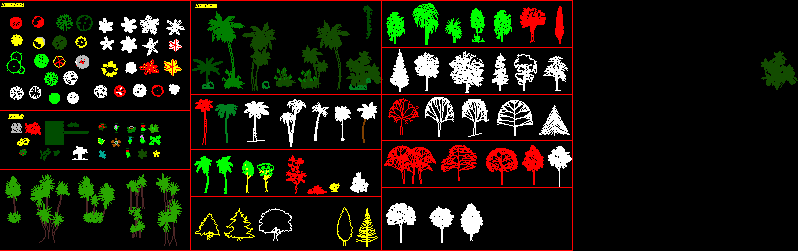 árvores em 2d