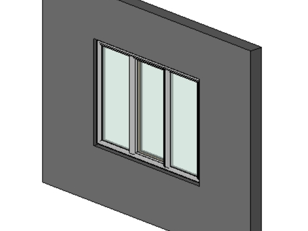 3d revit window