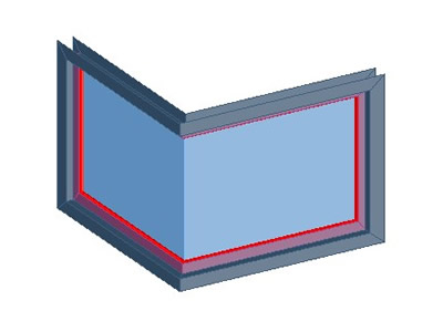 3D1-Öffnung – 3D-Eckfenster